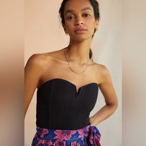 Anthropologie Porridge Bustier Top